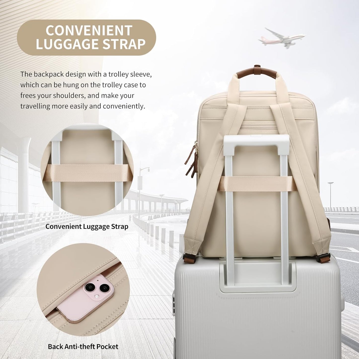 Laptop-Rucksack für Damen mit schickem Tragedesign, TEST!!!